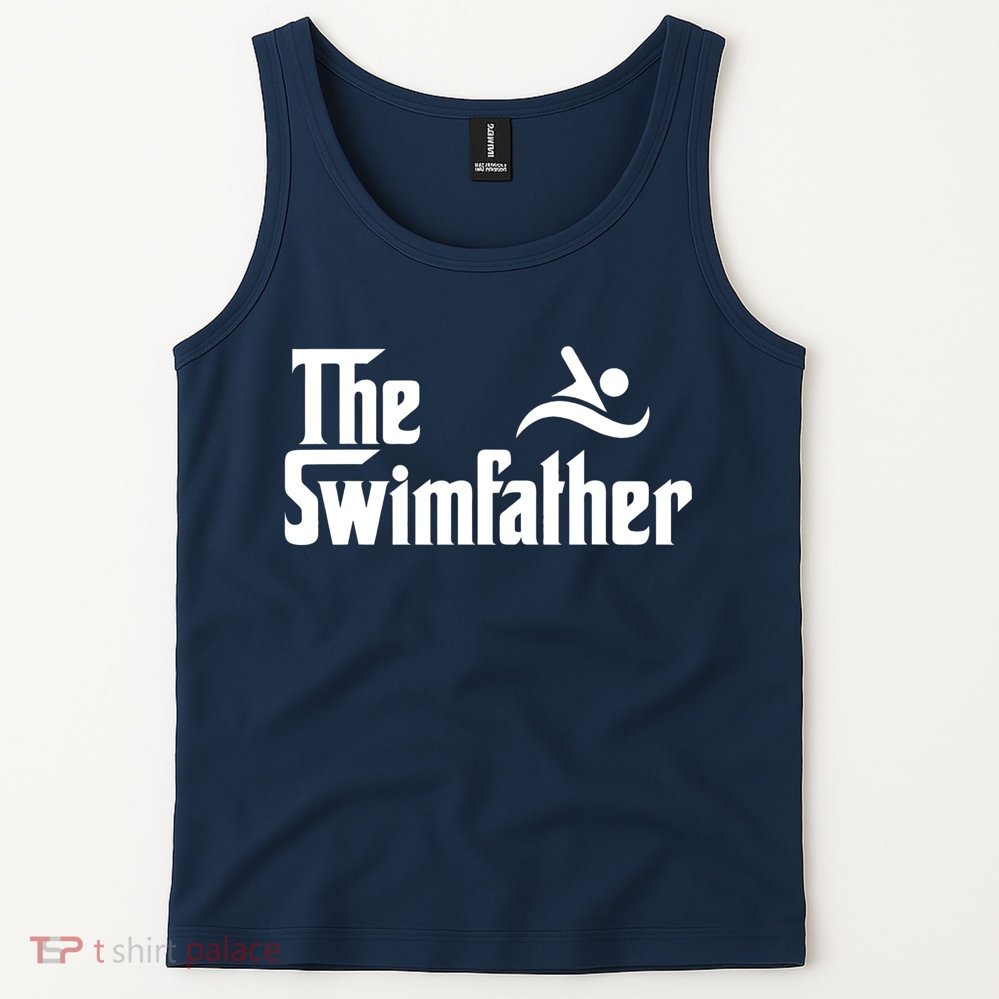 The Swim Father Funny Swimming Swimmer Gift Tank Top
