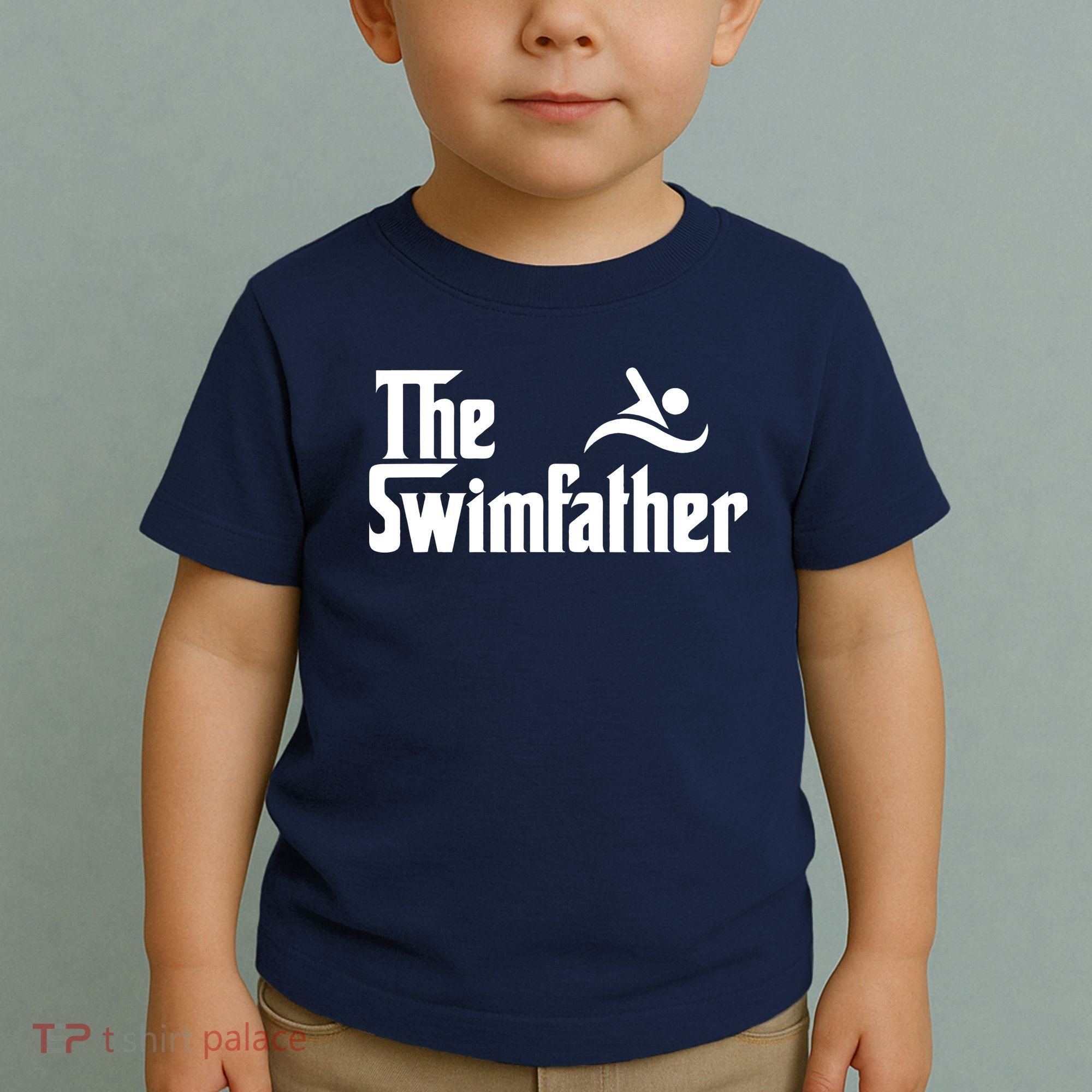 The Swim Father Funny Swimming Swimmer Gift Toddler T-Shirt