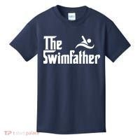 The Swim Father Funny Swimming Swimmer Gift Kids T-Shirt thumb 0