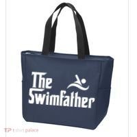 The Swim Father Funny Swimming Swimmer Gift Tote Bag thumb 3