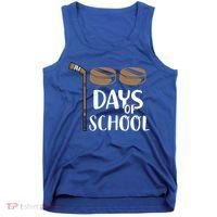 Teachers Students Funny 100th Day Of School Hockey Gift Tank Top thumb 0
