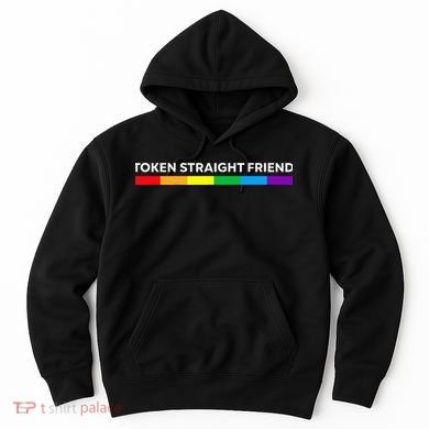 Token Straight Friend Rainbow Colors LGBT Hoodie