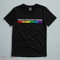 Token Straight Friend Rainbow Colors LGBT T-Shirt thumb 5