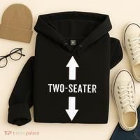Two Seater For Men 2 Seater Dad Funny Gift Hoodie thumb 4