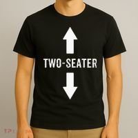 Two Seater For Men 2 Seater Dad Funny Gift T-Shirt thumb 3