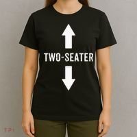 Two Seater For Men 2 Seater Dad Funny Gift T-Shirt thumb 4