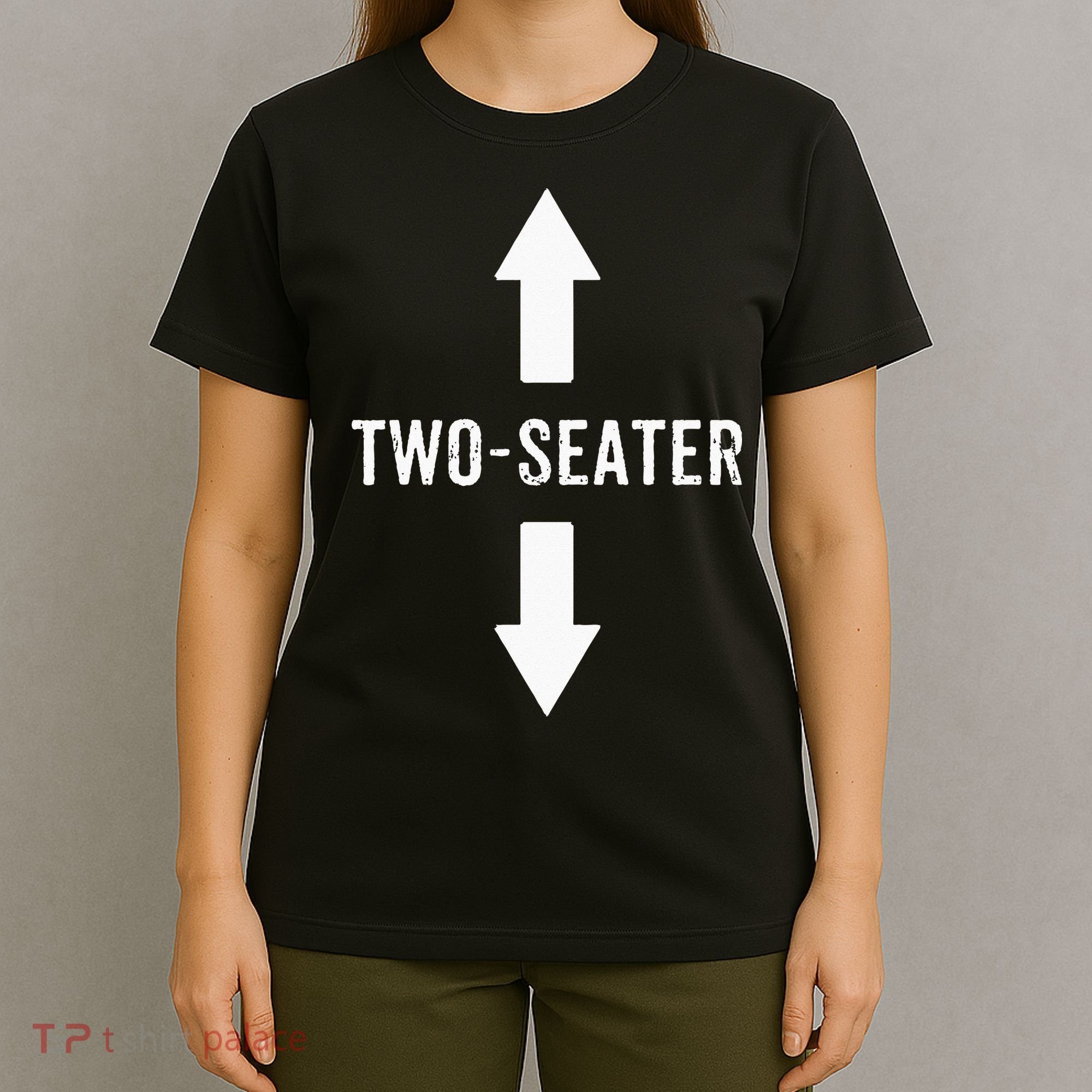 Two Seater For Men 2 Seater Dad Funny Gift T-Shirt