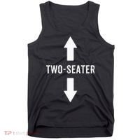Two Seater For Men 2 Seater Dad Funny Gift Tank Top thumb 0