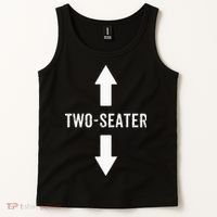 Two Seater For Men 2 Seater Dad Funny Gift Tank Top thumb 2