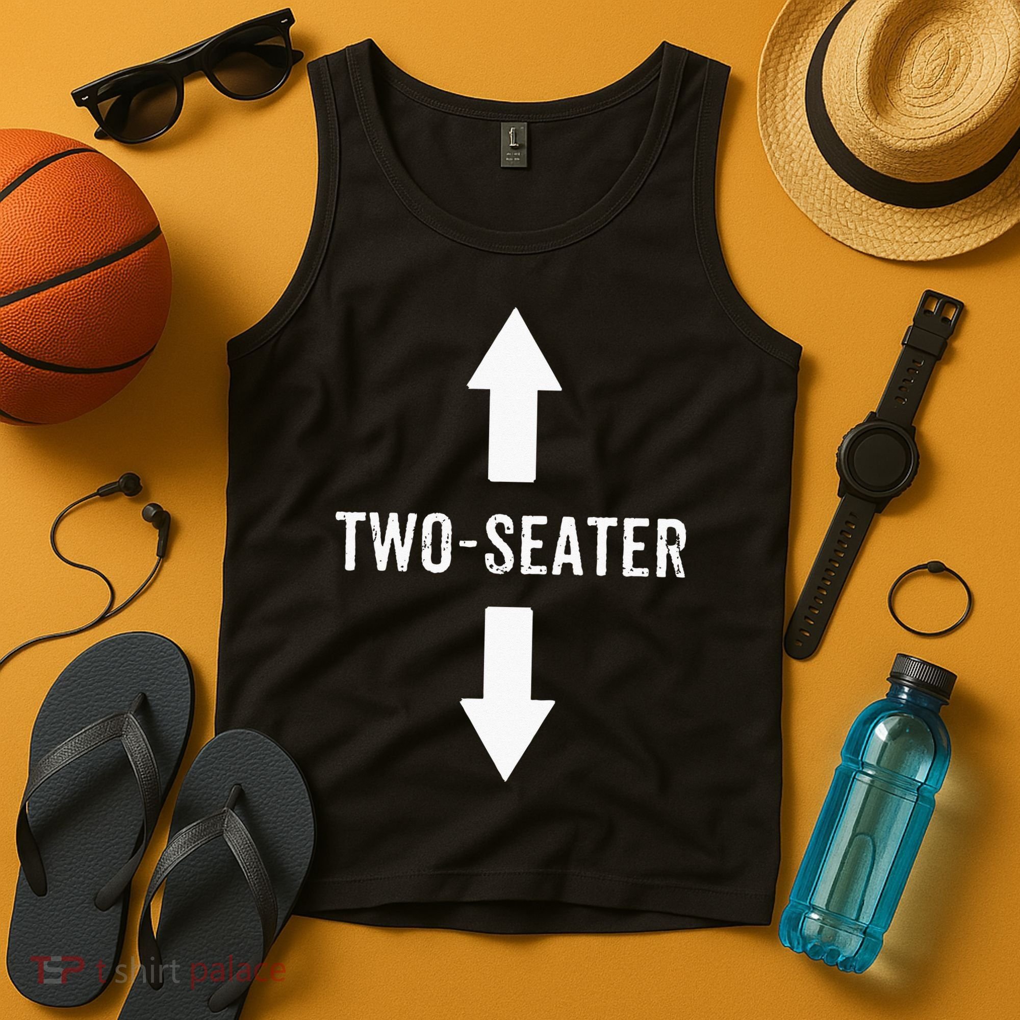 Two Seater For Men 2 Seater Dad Funny Gift Tank Top