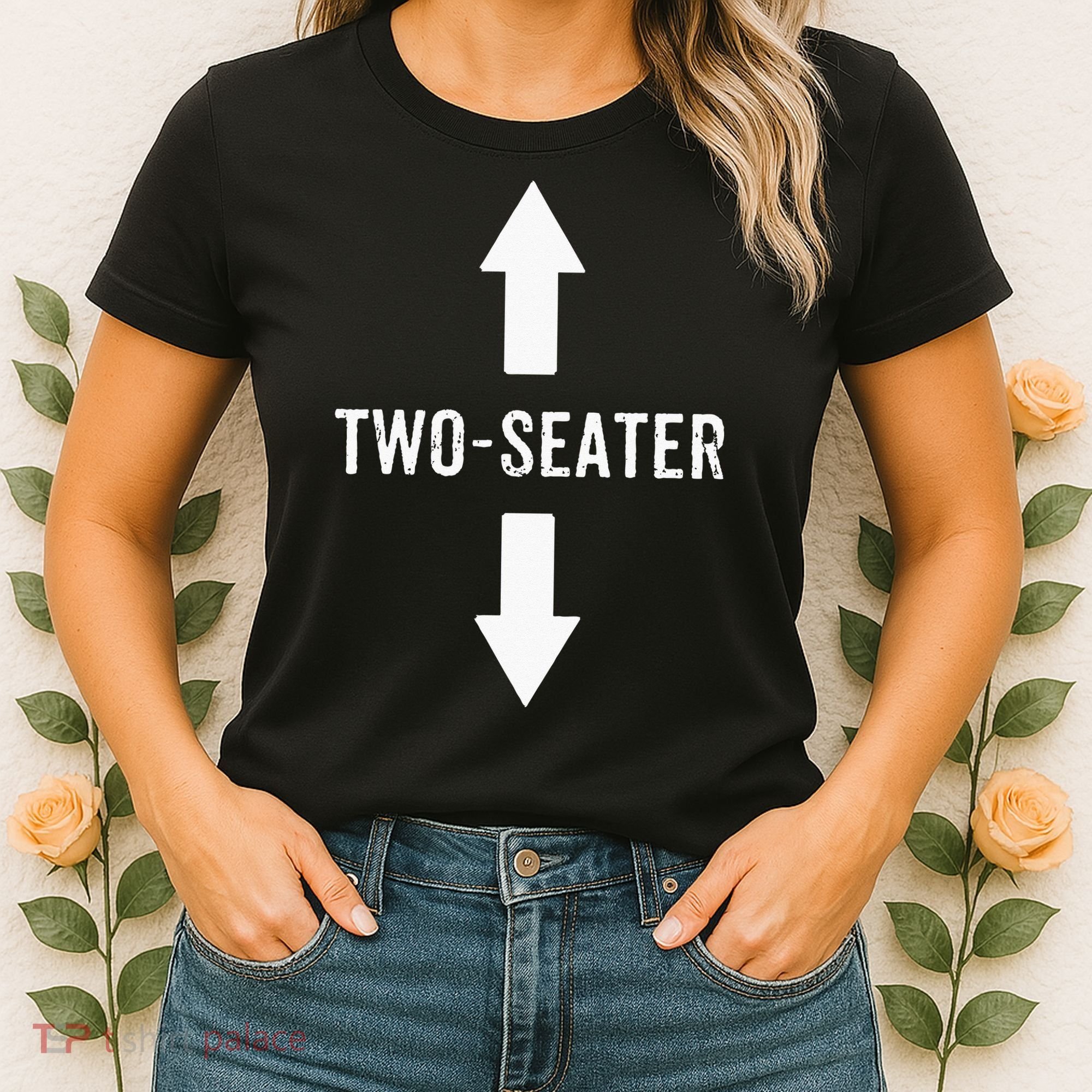 Two Seater For Men 2 Seater Dad Funny Gift Women's T-Shirt