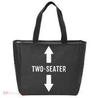 Two Seater For Men 2 Seater Dad Funny Gift Tote Bag thumb 0