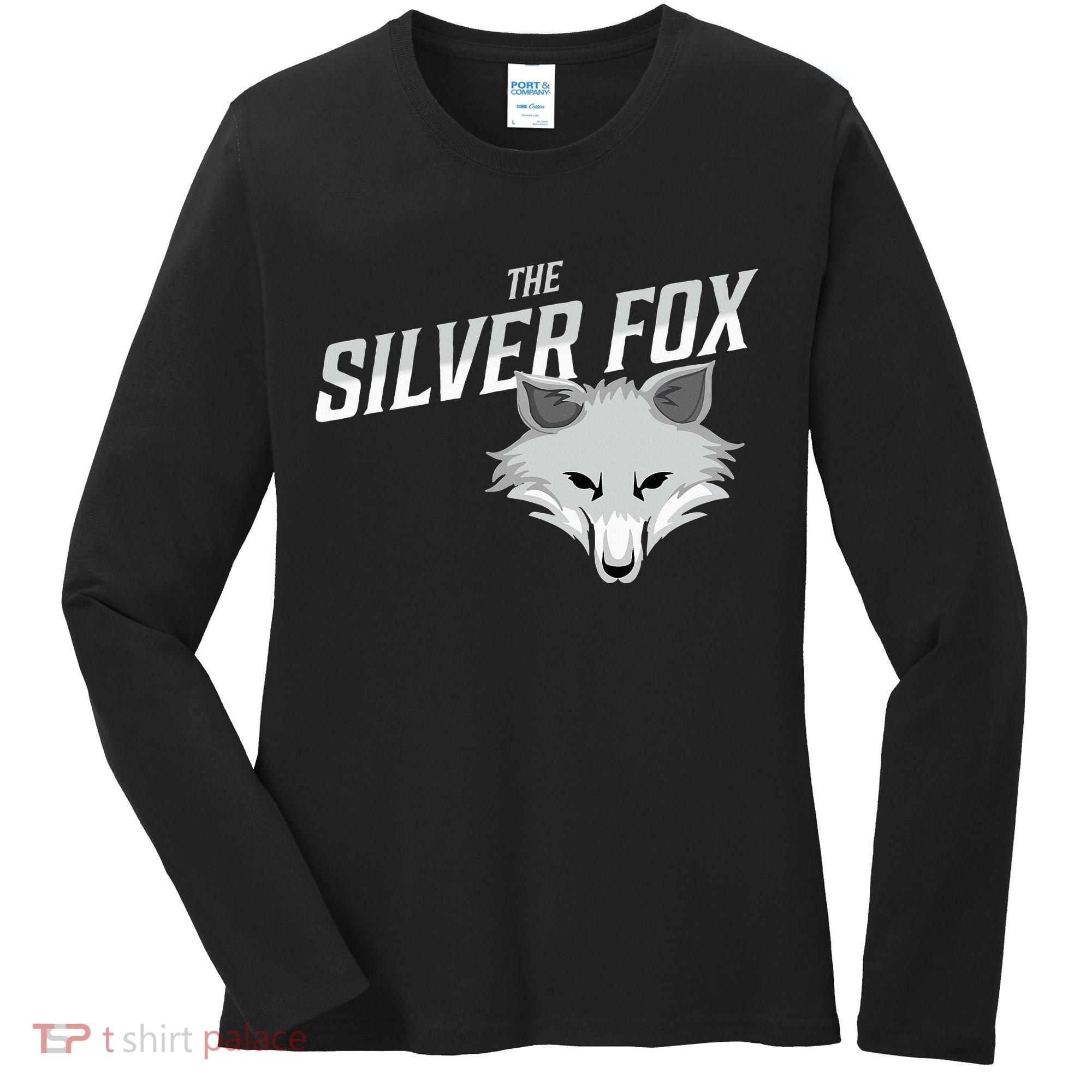 The Silver Fox Holiday Gift Women's Long Sleeve Shirt