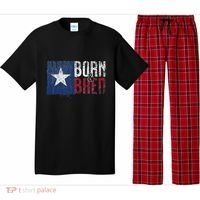 Texas State Flag Pride Born & Bred Native Home Pajama Set thumb 0