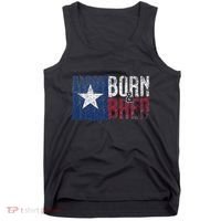 Texas State Flag Pride Born & Bred Native Home Tank Top thumb 0