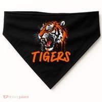 Tigers Sports Fan USA-Made Doggie Bandana thumb 0