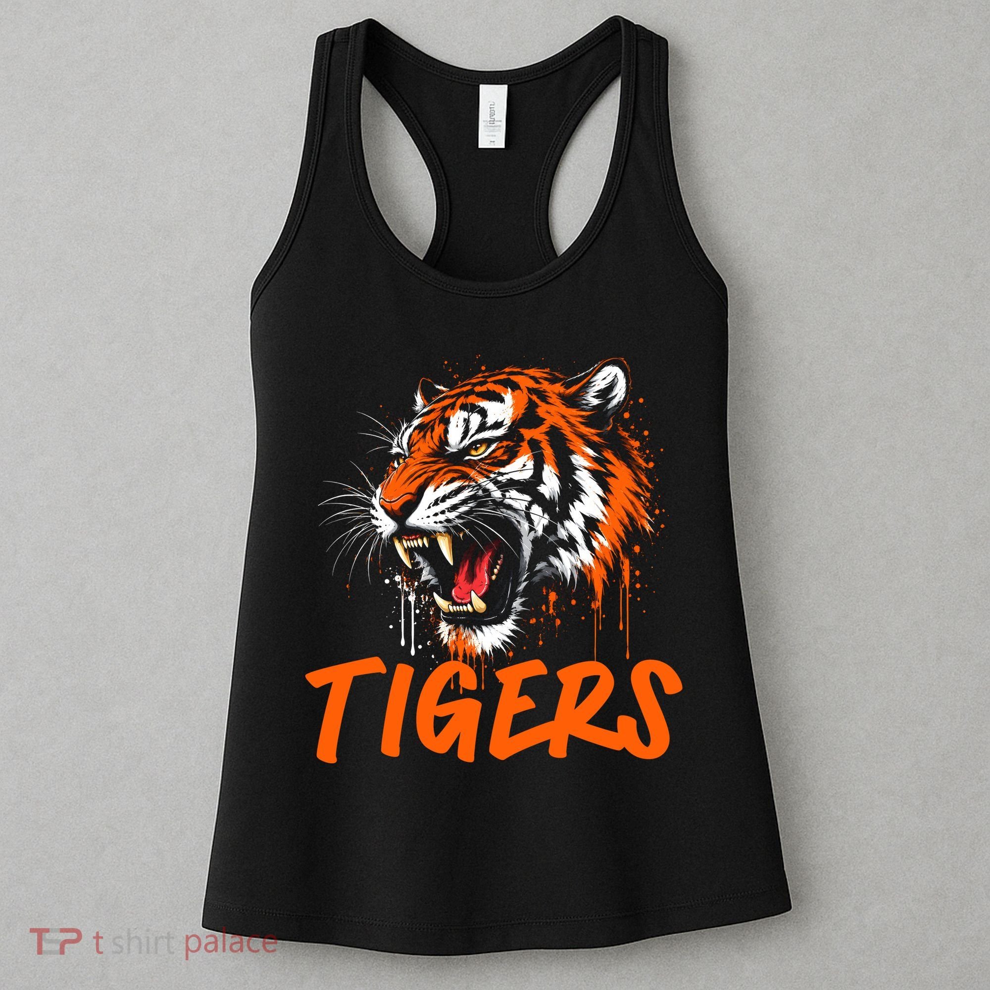 Tigers Sports Fan Women's Tank Top
