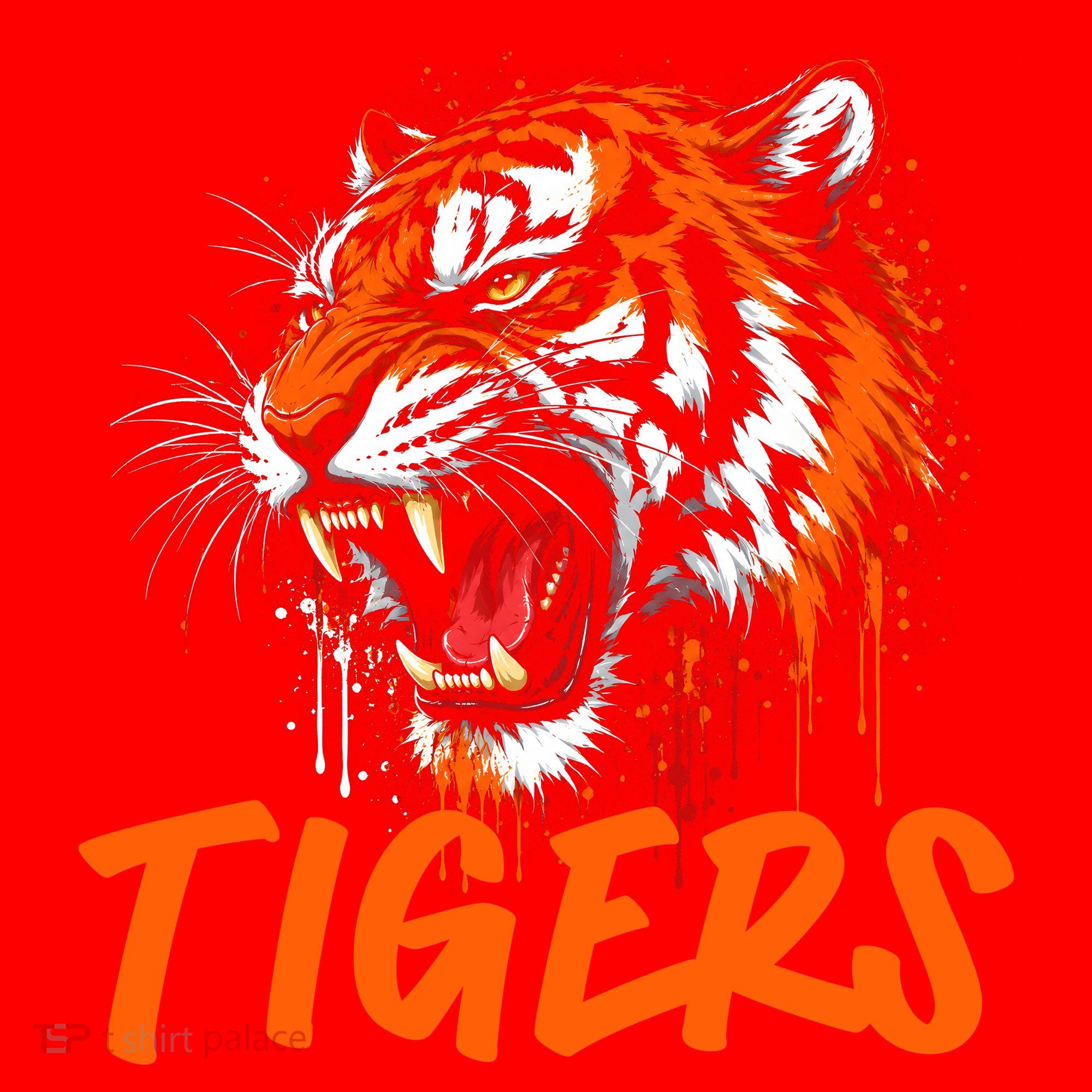 Tigers Sports Fan Santa Hat