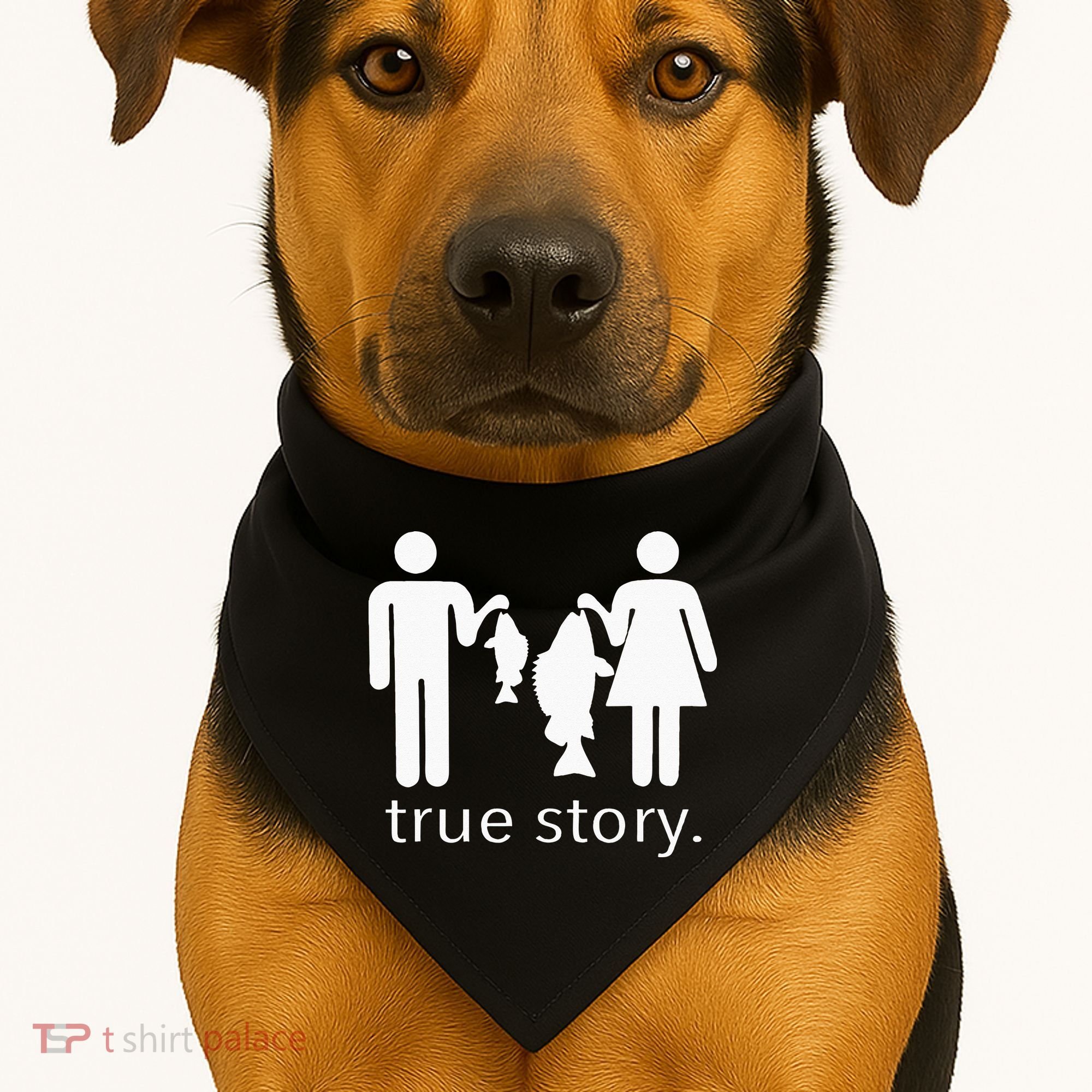 True Story Fishing USA-Made Doggie Bandana