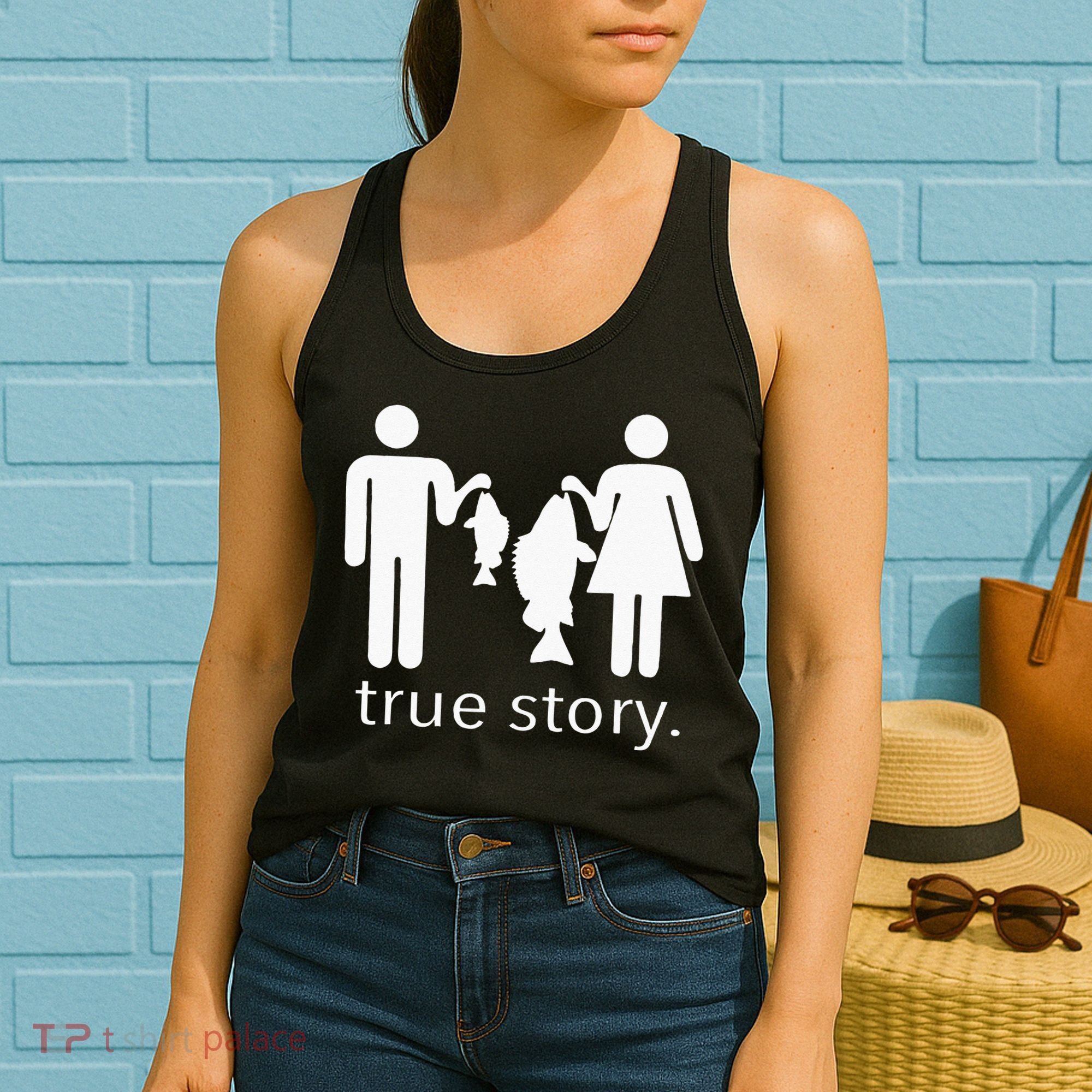 True Story Fishing Women's Tank Top
