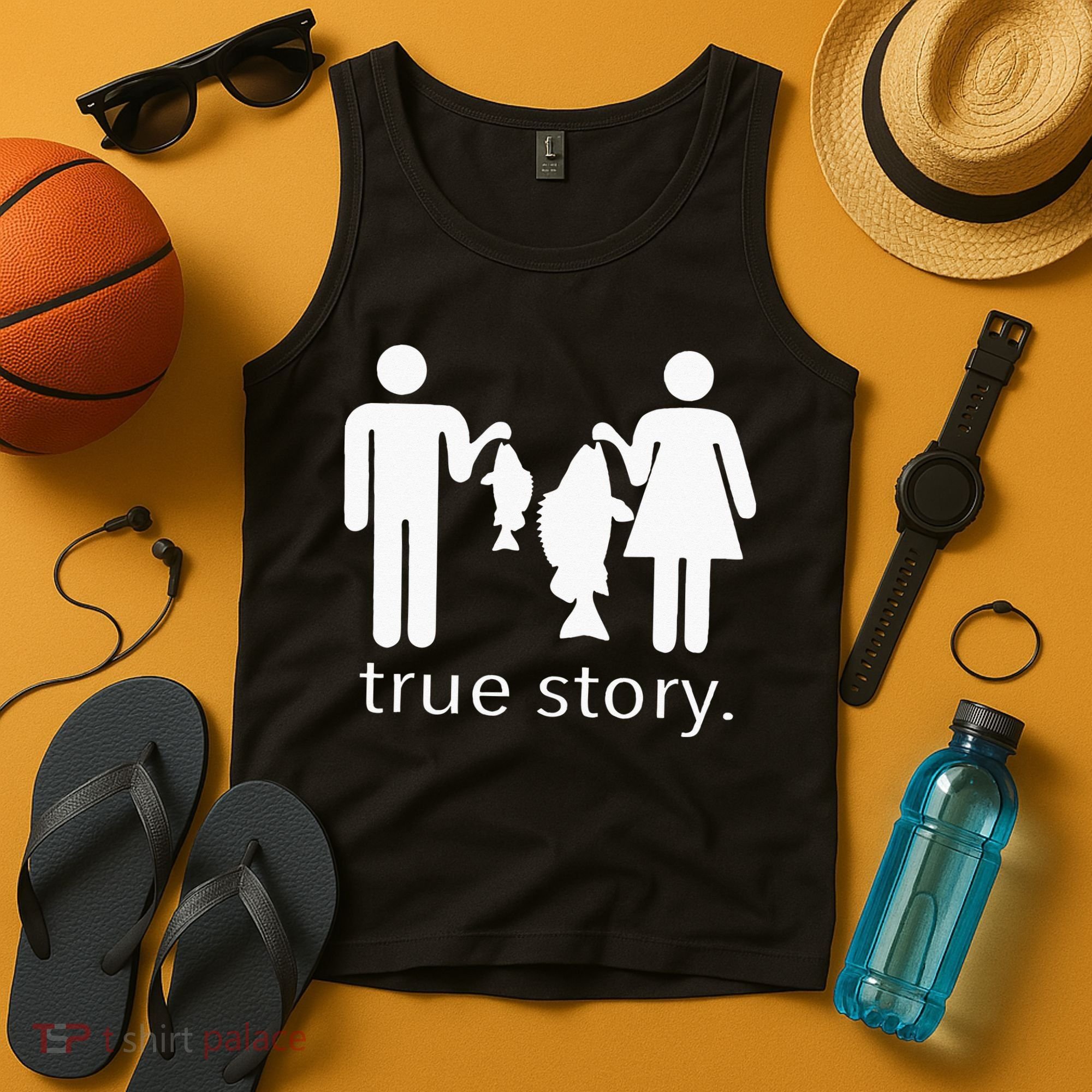 True Story Fishing Tank Top