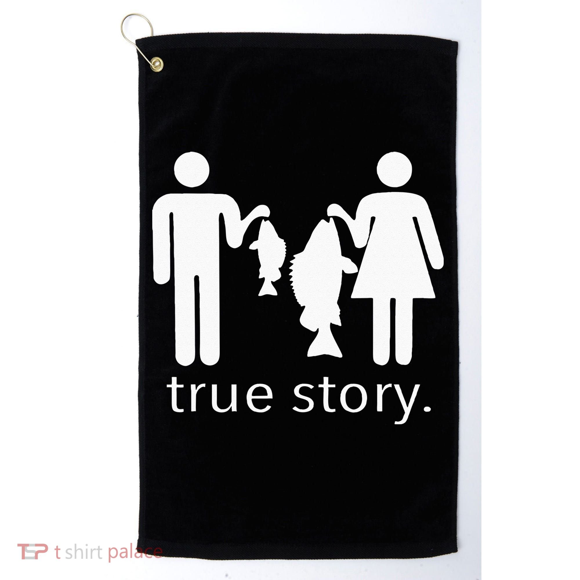 True Story Fishing Golf Towel