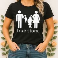 True Story Fishing Women's T-Shirt thumb 2