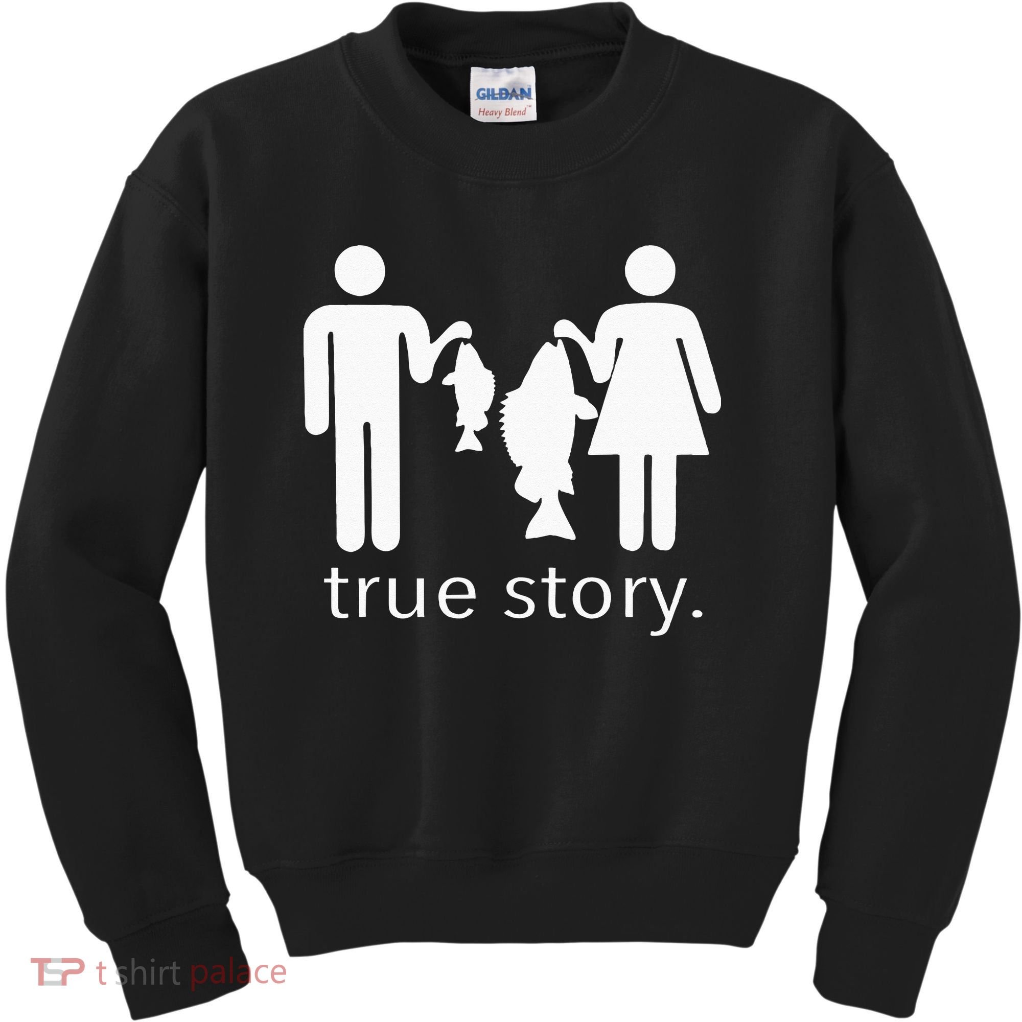 True Story Fishing Kids Sweatshirt