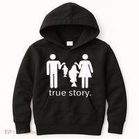 True Story Fishing Kids Hoodie thumb 0