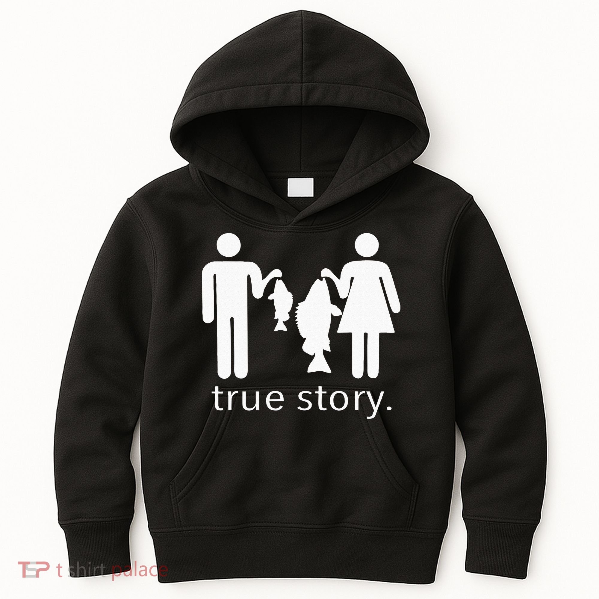True Story Fishing Kids Hoodie