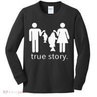 True Story Fishing Kids Long Sleeve Shirt thumb 0
