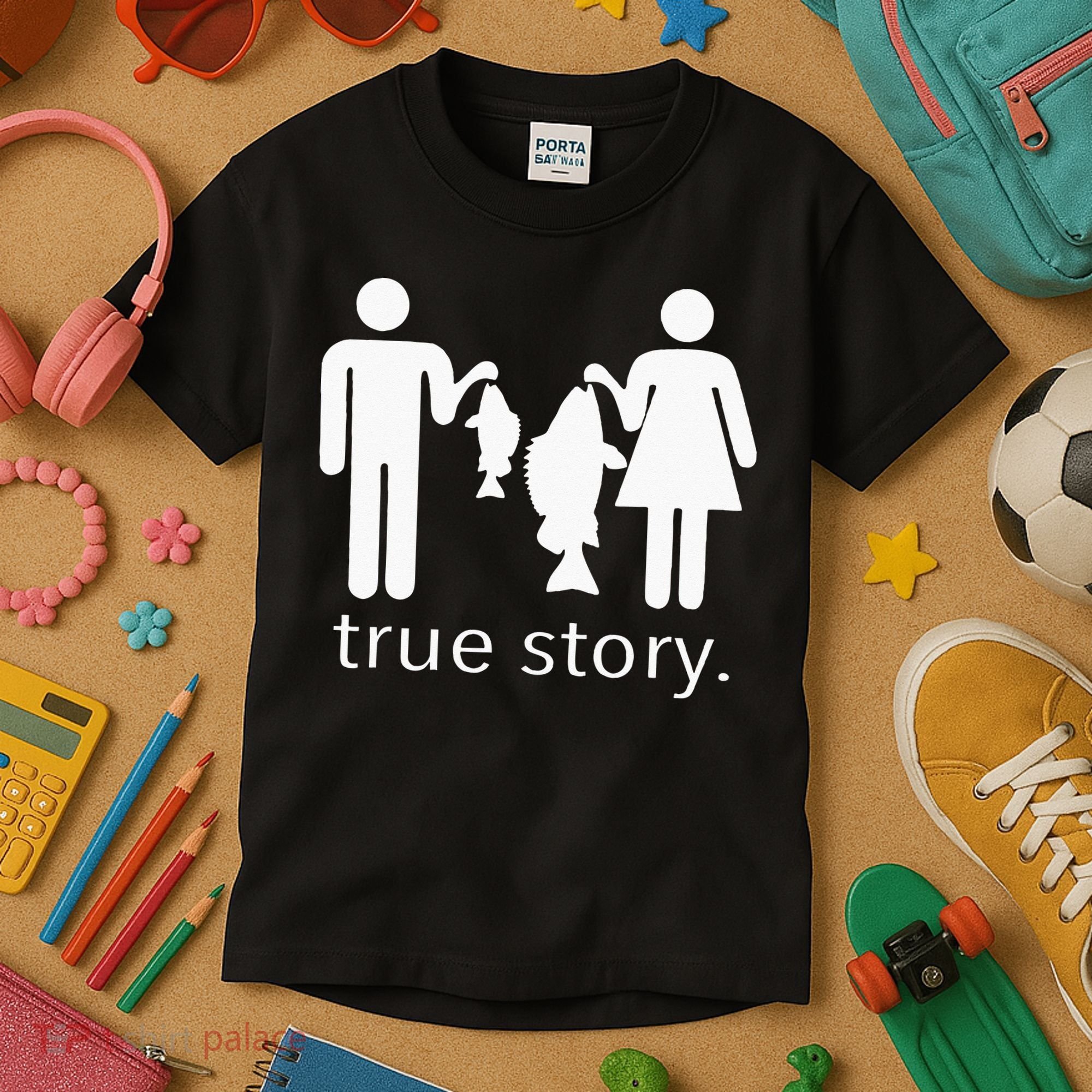 True Story Fishing Kids T-Shirt