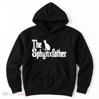 The Sphynxfather Funny Cat Dad Sphynx Lover Gifts Hoodie thumb 0