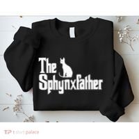 The Sphynxfather Funny Cat Dad Sphynx Lover Gifts Sweatshirt thumb 2
