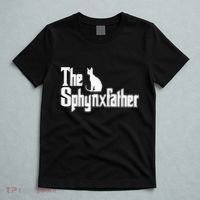 The Sphynxfather Funny Cat Dad Sphynx Lover Gifts T-Shirt thumb 5