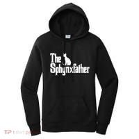 The Sphynxfather Funny Cat Dad Sphynx Lover Gifts Women's Hoodie thumb 0
