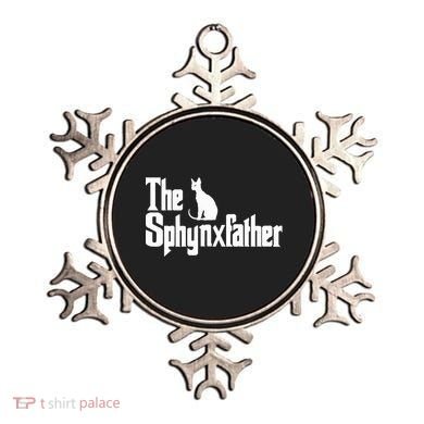 The Sphynxfather Funny Cat Dad Sphynx Lover Gifts Ornament