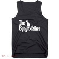 The Sphynxfather Funny Cat Dad Sphynx Lover Gifts Tank Top thumb 0