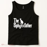 The Sphynxfather Funny Cat Dad Sphynx Lover Gifts Tank Top thumb 2