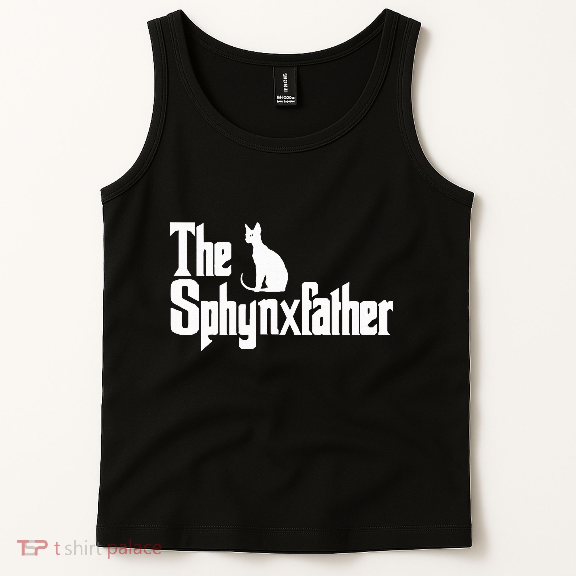The Sphynxfather Funny Cat Dad Sphynx Lover Gifts Tank Top