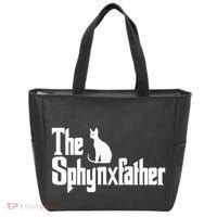 The Sphynxfather Funny Cat Dad Sphynx Lover Gifts Tote Bag thumb 0