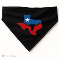 Texas State Flag USA-Made Doggie Bandana thumb 0