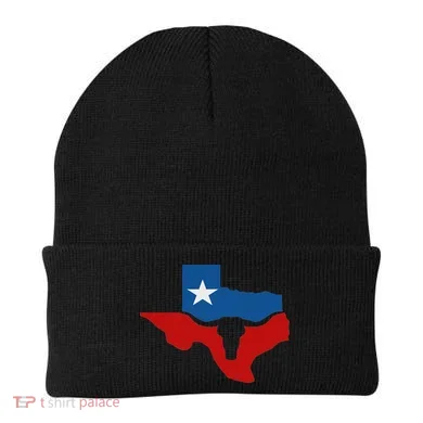 Texas State Flag Beanie