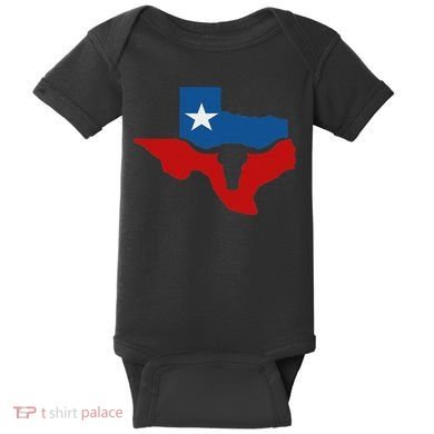 Texas State Flag Baby Bodysuit