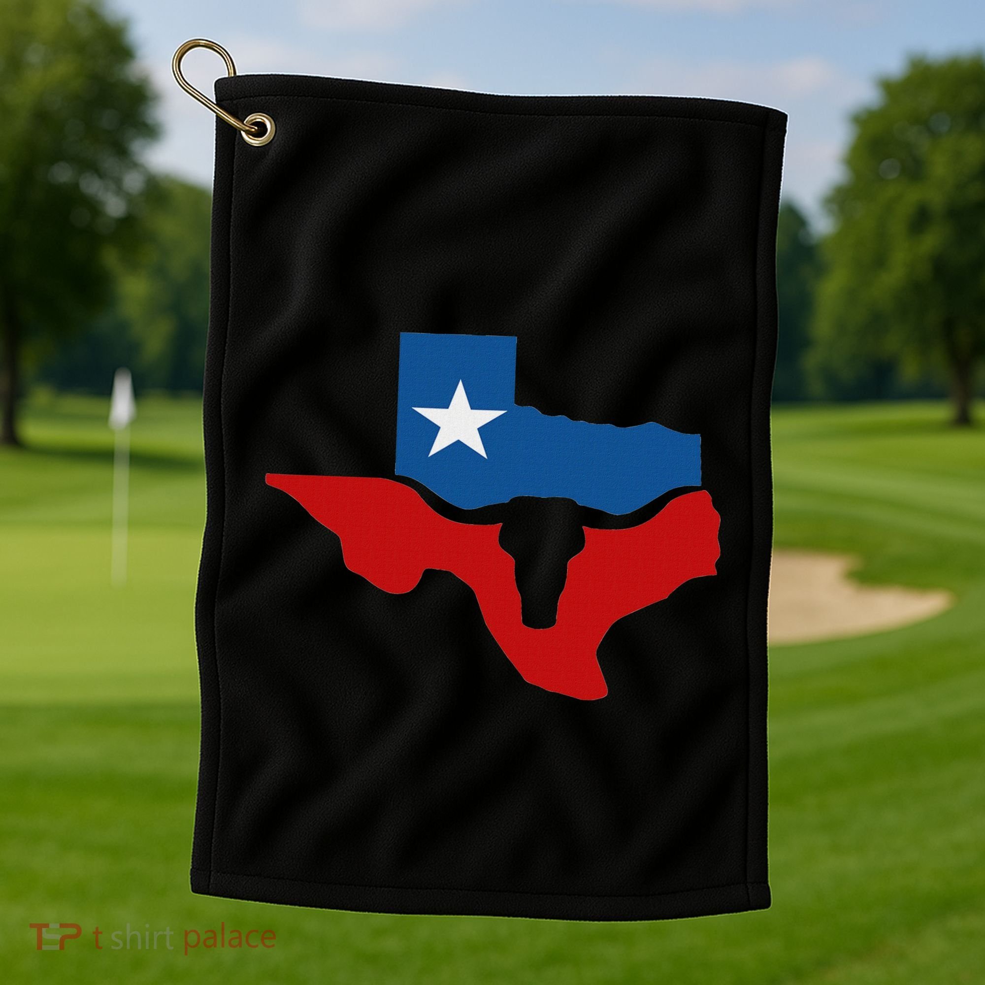 Texas State Flag Golf Towel