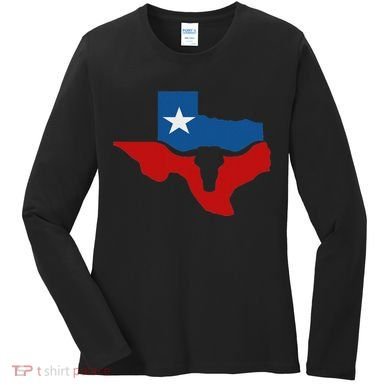 Texas State Flag Women's Long Sleeve Shirt