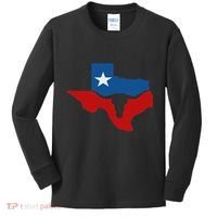 Texas State Flag Kids Long Sleeve Shirt thumb 0