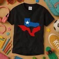 Texas State Flag Kids T-Shirt thumb 3