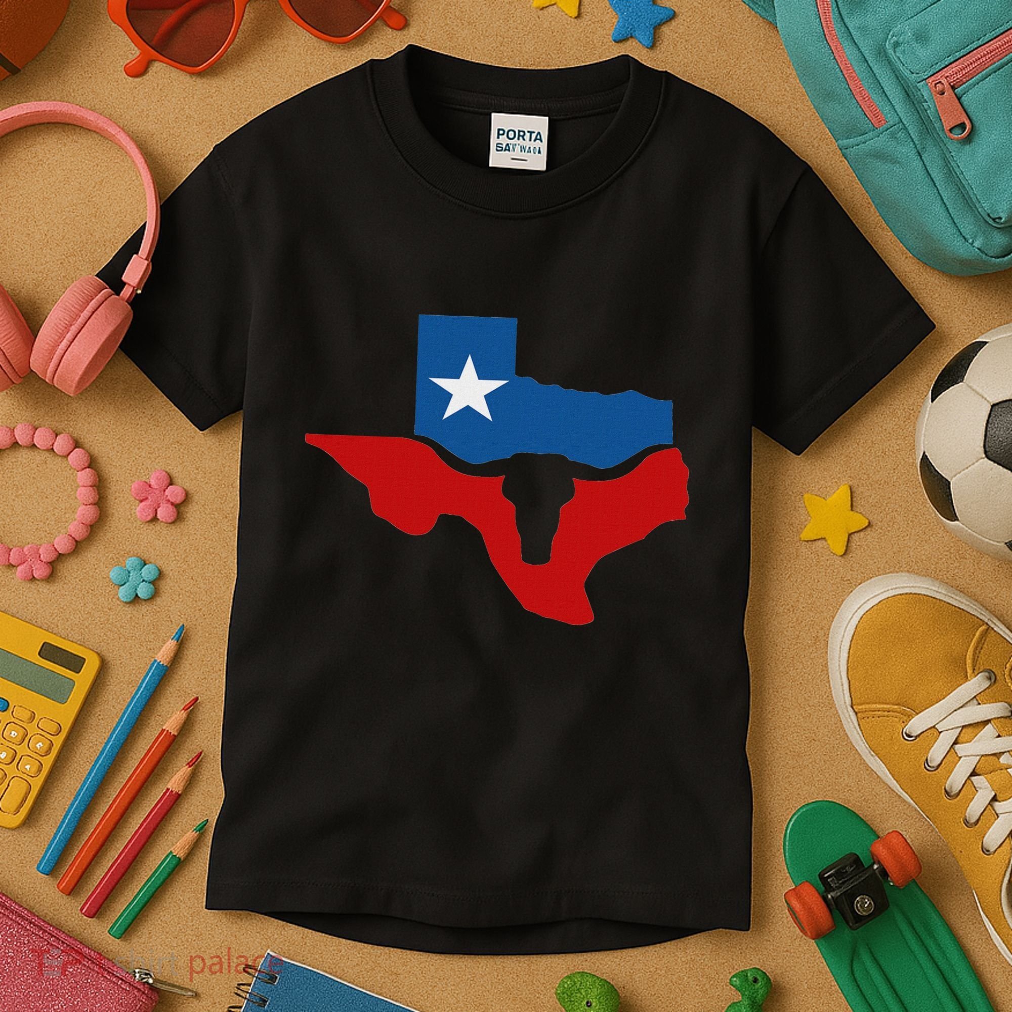 Texas State Flag Kids T-Shirt