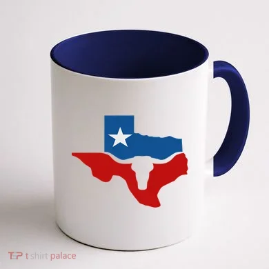 Texas State Flag Coffee Mug back